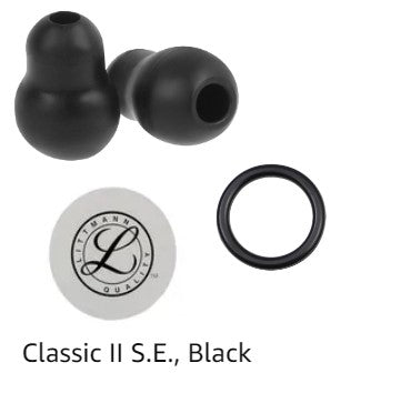 Spare Parts-3M Littmann Stethoscope Spare Parts Kit-Classic II S.E.-Black