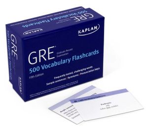 GRE Vocabulary Flashcards (Kaplan Test Prep), 4e**