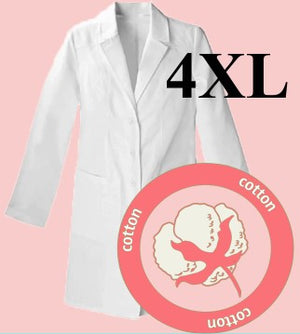 5045-ABC Lab Coat-Cotton Unisex-White-4XL | ABC Books