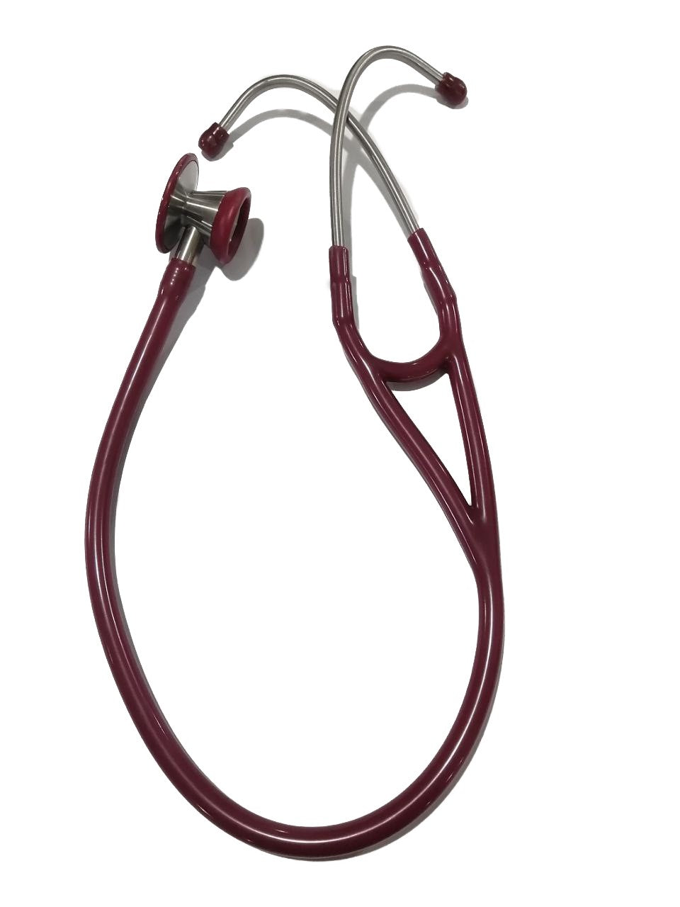 Cardio Steth-Cardiolgy Stethoscope-Stainless Steel-Burgundy Cardio Steth-Cardiolgy Stethoscope-Stainless Steel-Burgundy