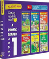 A Phonic Reader- 3 Years to 6 years - Read aloud to children- Level 1- Bedtime Stories ( Set of 6 story books packed in a gift box)