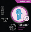 Dent Supp -Gown-NOORMED-1 layer non sterile-size120x140 (L)material: PP-Blue