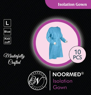 Dent Supp -Gown-NOORMED-1 layer non sterile-size120x140 (L)material: PP-Blue