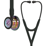 Cardio Steth-3M Littmann Cardiology IV Diagnostic Stethoscope: High Polish Rainbow & Black-Smoke Stem 6240
