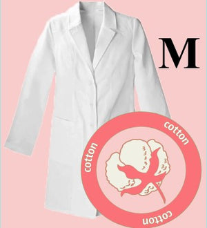 5050-ABC Lab Coat-Cotton Unisex-White-M | ABC Books