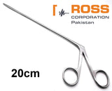 ENT. Insts-Ear Forceps Hartman-Serrated-Stainless Steel-20cm-ROSS