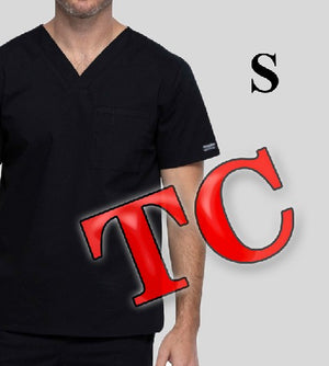4256-ABC Scrub-TC-Black-S