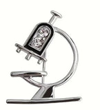Med Acc-Microscope Brooch