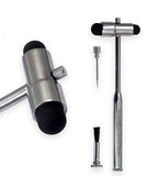 Hammer-Babinski Buck Reflex Hammer with Needle and Brush-Telescoping Handle