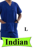 4165-ABC Scrub-Indian-Royal Blue-L | ABC Books