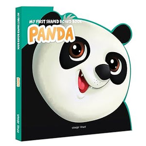 My First Shaped Board book - Panda, Die-Cut Animals, Picture Book for Children
