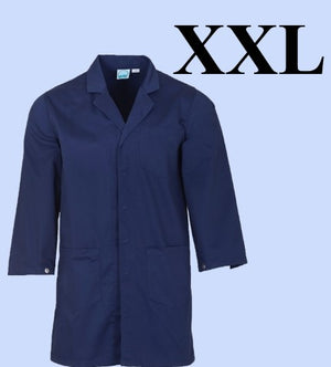 5178-ABC Lab Coat-Cotton Unisex-Navy Blue-2XL | ABC Books