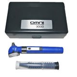 8010-Otoscope Set OMNI 3000 Deluxe, LED WOSB, Blue Color, Hard Case