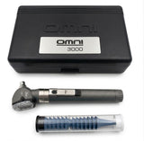 Otoscope Set OMNI 3000 Deluxe, LED WOSB, Grey Color, Hard Case 8008