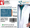 5164-Hospicare-Basic Lab Coat-2070-Unisex-Twill Fabric-White-5XL | ABC Books