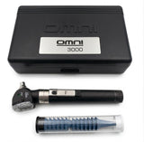 Otoscope Set OMNI 3000 Deluxe, LED WOSB, Black Color, Hard Case 8007