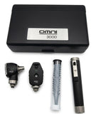 Oto-Ophth Set-ENT Diagnostic Set OMNI 3000 Oto/Ophth Economy, LED WOSB, Rechargeable, Black Color, Hard Case 8033
