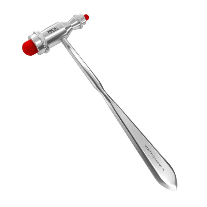 Medical Tools MDF Tromner Reflex Hammer With Pointed Tip Red-7014