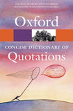 Concise Oxford Dictionary of Quotations, 6e