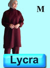 4040-ABC Scrub-Lycra-Long Blouse-Wine-M | ABC Books