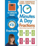 10 Minutes A Day Fractions, Ages 7-11 (Key Stage 2) : Supports the National Curriculum, Helps Develop Strong Maths Skills