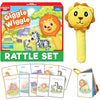 Einstein Box Baby Rattle Play Set for Infants & Babies 0-3-6-9-12 Months Old| Toys/Gifts for Infants & Newborns 0-3-6-9-12 Months Old | Safari Theme |