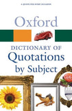 Oxford Dictionary of Quotations by Subject, 2e
