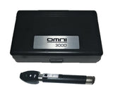 Ophthalmoscope Set OMNI 3000 Deluxe, LED WOSB, Black Color, Hard Case 8020
