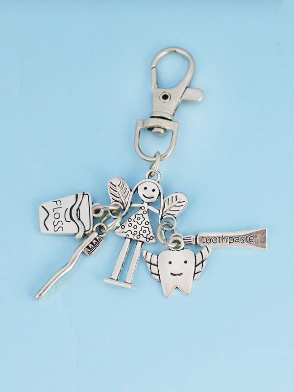 Med Acc-Key Ring-Toothbrush & Teeth Med Acc-Key Ring-Toothbrush & Teeth