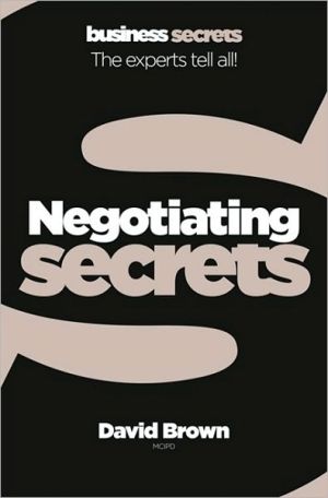 Collins Business Secrets: Negotiating