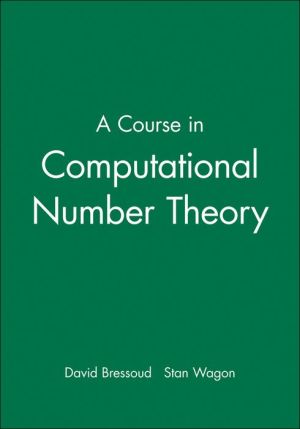 A Course in Computational Number Theory