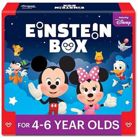 Einstein Box Featuring Disney for 4-5-6 Year Old Boys/Girls | Disney Gift Toys for Kids | Learning and Educational Toys, Games and Books | STEM Toys | | Einstein Einstein Box Featuring Disney for 4-5-6 Year Old Boys/Girls | Disney Gift Toys for Kids | Learning and Educational Toys, Games and Books | STEM Toys | | Einstein