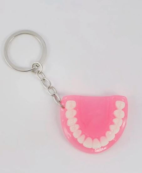 Med Acc-Key Ring-Denture Design-Pink Med Acc-Key Ring-Denture Design-Pink