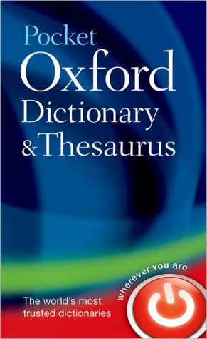 Pocket Oxford Dictionary and Thesaurus, 2e