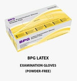 Med. Supp-Gloves-BPG Latex Examination Gloves Powder Free 100PCS ( XL )