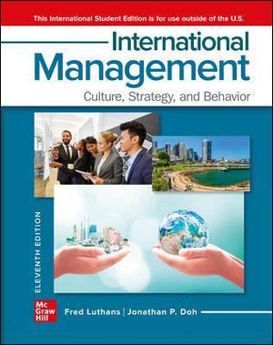 ISE International Management: Culture, Strategy, and Behavior, 11e**