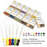 Dent. Inst-K files (15-40) L 31 mm