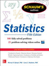 Schaum's Outline of Statistics, 5e**