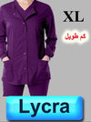 4069-ABC Scrub-Lycra-Long Sleeve-Berry-XL | ABC Books