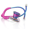 MDF Procardial® Titanium Cardiology Stethoscope-Bright Pink Glitter/Kaleidoscope-7266