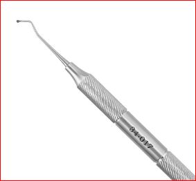 Dent. Inst-Excavator Oval Spoon 17 Small-Hollow Arm-Ross