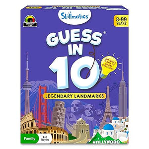 Skillmatics Card Game - Guess in 10 Legendary Landmarks, Educational Travel Toys for Boys, Girls, and Kids Who Love Board Games, Geography and History, Gifts for Ages 8, 9, 10 and Up