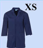 5173-ABC Lab Coat-Polyester Unisex-Navy Blue-XS | ABC Books
