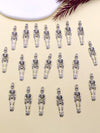 Med Acc-Necklace-10PCS Skeleton DIY