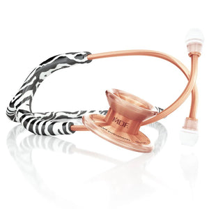 7211-MDF Md One® Epoch® Titanium Adult Stethoscope-Zebra/Rose Gold