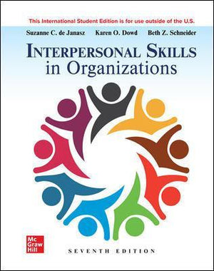 ISE Interpersonal Skills in Organizations, 7e