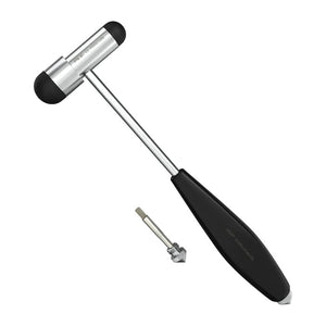 Hammer-Babinski Buck Reflex Hammer Hdp Handle with Needle and Brush Navy Blue-MDF-7007