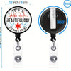 Creative Doctor/nurse Brooch Badge With Retractable Easy Pull Buckle For Students' Id Card, Work Permit Card