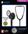 Steth-NOORMED Classic III Monitoring Stethoscope: Black Edition 9911