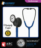 Steth-NOORMED Classic III Monitoring Stethoscope: Blue 9912